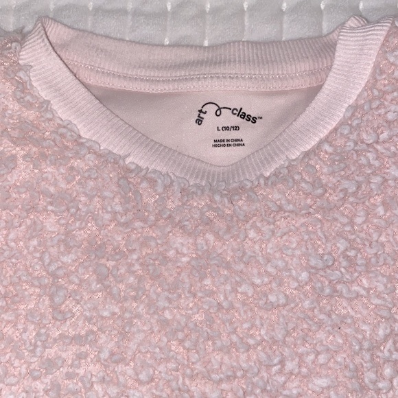ART CLASS Teddy Sweatshirt Fluffy Soft Pullover - Picture 5 of 9